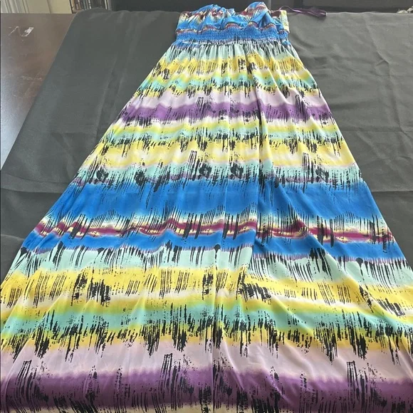 Max & Cleo Multicolor Striped Dress - Picture 4 of 4